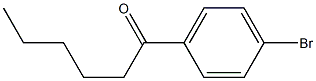 1-BROMO-4-N-HEXANOYLBENZENE Struktur