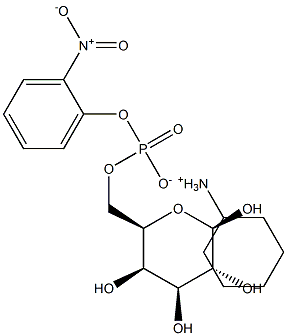 2-NITROPHENYL BETA-D-GALACTOPYRANOSIDE-6-PHOSPHATE, CYCLOHEXYLAMMONIUM SALT, 80+% Struktur