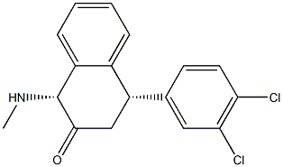 D,L-SERTRALONE Struktur