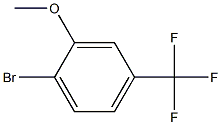 2-METHOXY-4-(TRIFLUOROMETHYL)BROMOBENZENE Struktur