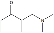 1-N,N-DIMETHYLAMINO-2-METHYLPENTAN-3-ONE Struktur