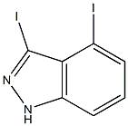 3,4-DIIODOINDAZOLE Struktur