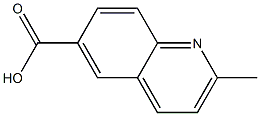 2-METHYL-6-CARBOXYQUINOLINE Struktur