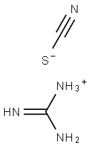 GUANADINIUMRHODANIDE Struktur