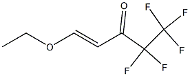 (E)-1-ethoxy-4,4,5,5,5-pentafluoro-1-penten-3-one Struktur