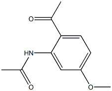 N1-(2-acetyl-5-methoxyphenyl)acetamide Struktur