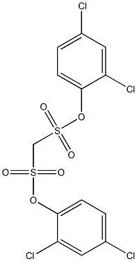 di(2,4-dichlorophenyl) methanedisulfonate Struktur