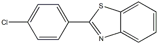 2-(4-chlorophenyl)-1,3-benzothiazole Struktur