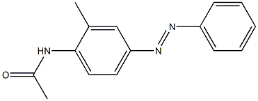 N1-[2-methyl-4-(2-phenyldiaz-1-enyl)phenyl]acetamide Struktur