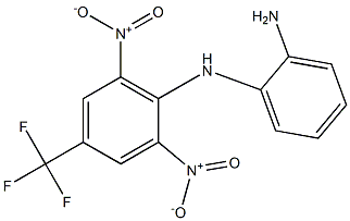 N1-[2,6-dinitro-4-(trifluoromethyl)phenyl]benzene-1,2-diamine Struktur