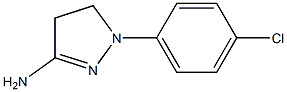 1-(4-chlorophenyl)-4,5-dihydro-1H-pyrazol-3-amine Struktur