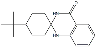 4-tert-butyl-1'H-spiro[cyclohexane-1,2'-quinazolin]-4'(3'H)-one Struktur