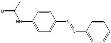 N1-[4-(2-phenyldiaz-1-enyl)phenyl]acetamide Struktur