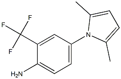 4-(2,5-dimethyl-1H-pyrrol-1-yl)-2-(trifluoromethyl)aniline Struktur