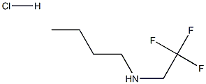 N-(2,2,2-trifluoroethyl)butan-1-amine hydrochloride Struktur