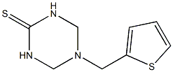 5-(2-thienylmethyl)-1,3,5-triazinane-2-thione Struktur