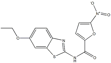 N2-(6-ethoxy-1,3-benzothiazol-2-yl)-5-nitro-2-furamide Struktur