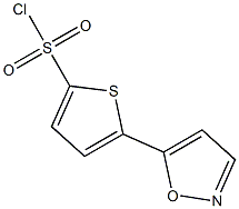 5-(5-isoxazolyl)-2-thiophenesulfonoyl chloride Struktur