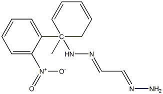 ethanedial 1-methyl-1-(2-nitrophenyl)-2-phenyldihydrazone Struktur