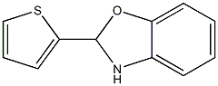 2-(2-thienyl)-2,3-dihydro-1,3-benzoxazole Struktur