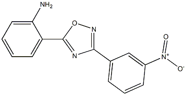 2-[3-(3-nitrophenyl)-1,2,4-oxadiazol-5-yl]aniline Struktur