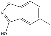 3-Hydroxy-5-methylbenzo(d)-1,2-oxazole Struktur