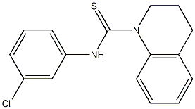 N1-(3-chlorophenyl)-1,2,3,4-tetrahydroquinoline-1-carbothioamide Struktur