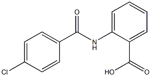 2-[(4-chlorobenzoyl)amino]benzenecarboxylic acid Struktur