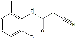 N1-(2-chloro-6-methylphenyl)-2-cyanoacetamide Struktur