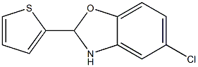 5-chloro-2-(2-thienyl)-2,3-dihydro-1,3-benzoxazole Struktur