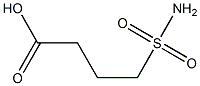 4-(aminosulfonyl)butanoic acid Struktur