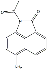 1-acetyl-6-amino-1,2-dihydrobenzo[cd]indol-2-one Struktur