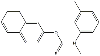 2-naphthyl (3-dimethylanilino)methanethioate Struktur