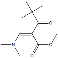 methyl 3-(dimethylamino)-2-(2,2-dimethylpropanoyl)acrylate Struktur