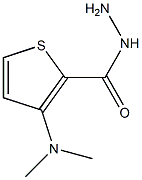 3-(dimethylamino)thiophene-2-carbohydrazide Struktur