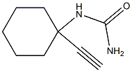 N-(1-eth-1-ynylcyclohexyl)urea Struktur