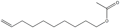 dec-9-enyl acetate Struktur