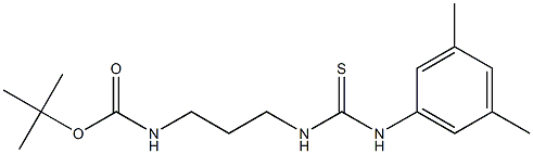 tert-butyl N-(3-{[(3,5-dimethylanilino)carbothioyl]amino}propyl)carbamate Struktur