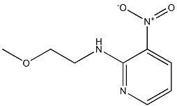 N-(2-methoxyethyl)-3-nitro-2-pyridinamine Struktur