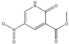 methyl 5-nitro-2-oxo-1,2-dihydropyridine-3-carboxylate Struktur