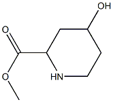 methyl 4-hydroxy-2-piperidinecarboxylate Struktur