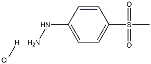 1-[4-(methylsulfonyl)phenyl]hydrazine hydrochloride Struktur