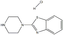 2-piperazin-1-yl-1,3-benzothiazole hydrochloride Struktur