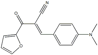 3-[4-(dimethylamino)phenyl]-2-(2-furylcarbonyl)acrylonitrile Struktur