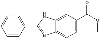 METHYL-2-PHENYL-3H-BENZO[D]IMIDAZOLE-5-CARBOXYLATE Struktur