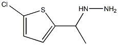 (1-(5-chlorothiophen-2-yl)ethyl)hydrazine Struktur