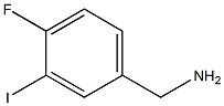 (4-fluoro-3-iodophenyl)methanamine Struktur