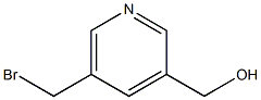 (5-(bromomethyl)pyridin-3-yl)methanol Struktur