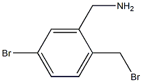 (5-bromo-2-(bromomethyl)phenyl)methanamine Struktur