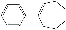 (E)-1-phenylcyclohept-1-ene Struktur